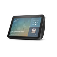 AMAZON Prijenosni zvučnik Echo Show 8, 2. generacija, Charcoal, 8-inčni HD ekran, Alexa, stereo zvuk, tamnosiva