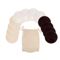 JANE Višekratni jastučići blazinice za dojenje M u 3 boje, 12 kom