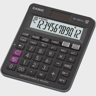 CASIO Kalkulator OFFICE MJ-120D PLUS BLACK , 12 DIGIT DISPLAY
