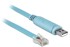 DELOCK adapter USB 2.0 tip A (muški) na serijski RS-232 RJ45 (muški) 2 m, plavi