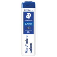 STAEDTLER Mine 250 07-HB, 0,7 mm, HB, Mars Micro Carbon, 1 tuba