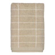 METTE DITMER DENMARK Bež pamučni ručnik 50x100 cm Tile Stone 