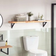 Stolna ploča 160x30x4 cm, pravokutna od masivnog drva bagrema, uljni premaz