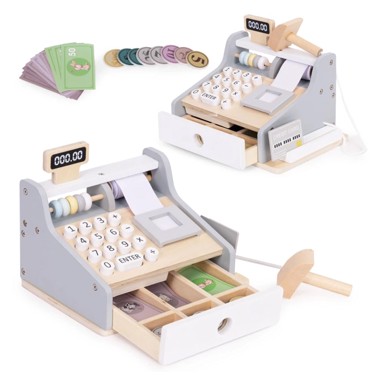 ECOTOYS Drvena blagajna