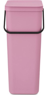 BRABANTIA Sort & Go koš za otpad, 40 l, roza