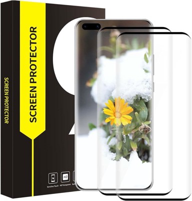 Kaljeno staklo za Huawei P40 Pro s crnim okvirom, ojačana zaštita, 2 kom
