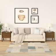 Bočni stolić 2 kom boja meda 50x50x49 cm od masivne borovine