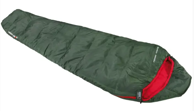 HIGH PEAK Vreća za spavanje Mummy Pak 1000 ECO, tamnozelena/crvena