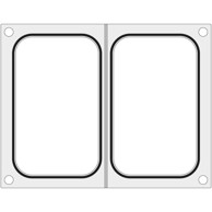 HENDI Matrični kalup 805589 za stroj za zatvaranje posuda s dva pladnja 178x113 mm