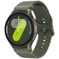 SAMSUNG Pametni sat Galaxy Watch 7 4G, 44 mm, zeleni, zelena silikonska narukvica