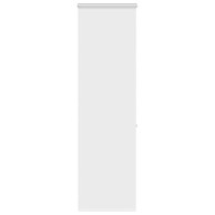 Rolo zavjesa za tuš s kazetom, 80x240 cm, bijela