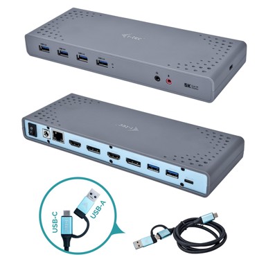 I-TEC Docking stanica USB 3.0 / USB-C / Thunderbolt 3 Dual Display
