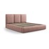MAZZINI BEDS Tapecirani bračni krevet Brody 160x200 cm s podnicom i prostorom za pohranu, svijetlo ružičasti