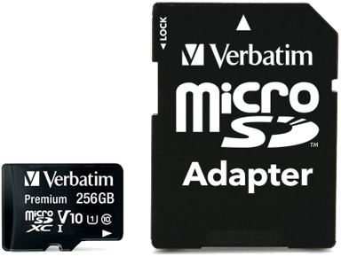 VERBATIM Memorijska kartica, microSDXC, 256GB, Class 10 UHS-I