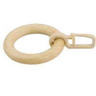 Karniša kolutovi s kvačicama, natur