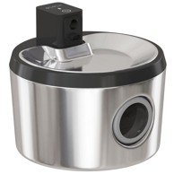 HOMESTAR Fontana za vodu za mačke 19,4x19,4x18,7 cm, srebrna