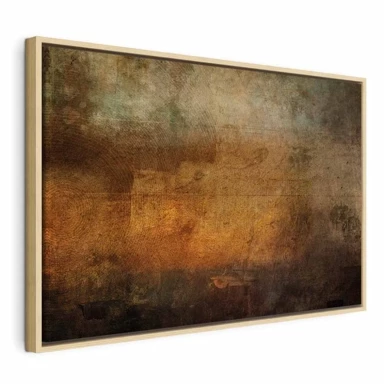Slika Etude, jednodijelna, široka, 120x80 cm, u prirodnom drvenom okviru