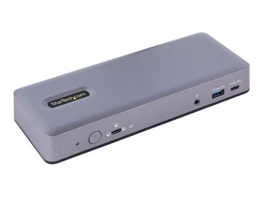 STARTECH Priključna stanica USB-C višemonitorska 3x 4K30 2x 4K60 7-portni USB hub 60W Gigabit Ethernet