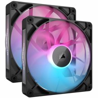 CORSAIR Računalni ventilator iCUE LINK RX140 RGB Series, PWM - set od 2 komada - 140mm, crni CO-9051020-WW