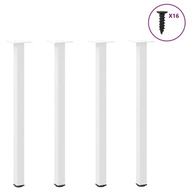 Noge za konzolni stol, 4 kom, 72-74 cm, bijela