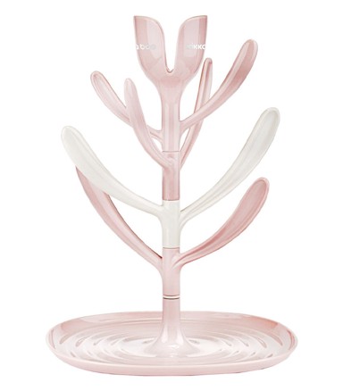 KIKKA BOO Sušilo za bočice Tulip, ružičasto