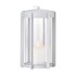 ZONE Svijetlo siva LED lanterna s USB (visina 25 cm) Firefly 