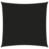 Jedro za zaštitu od sunca 160 g/m² crno 3 x 3 m HDPE