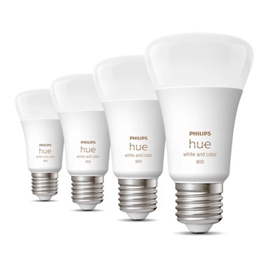 PHILIPS HUE LED Pametne žarulje set 4 kom E27 9 W White and color ambiance