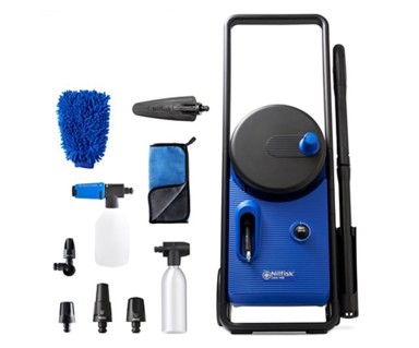 NILFISK Visokotlačni čistač Core 140-6 PowerControl - PREMIUM CAR WA, uspravni električni, 474 l/h, 1800 W, plavi