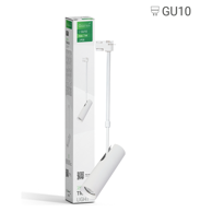 GREEN TECH Šinska svjetiljka L100 GU10 IP20 cilindrična, bijela