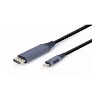 GEMBIRD USB Type-C na DisplayPort muški adapter kabel, Space Grey, 1,8 m