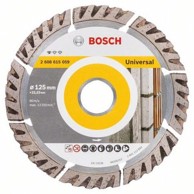 BOSCH Dijamantni disk za rezanje Standard for Universal, 125 × 22,23 mm
