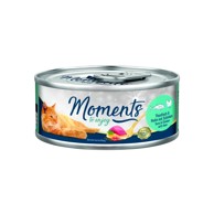 MOMENTS Konzerva za mačke Adult tuna, slanina i piletina 70 g, crvena