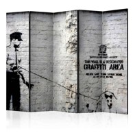 Sobna pregrada u 5 dijelova Banksy - Graffiti Area II 225x172
