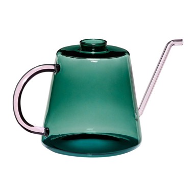 HÜBSCH Staklena kanta za vodu 1 l Flora