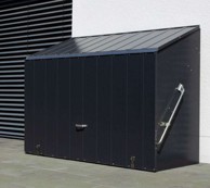 TRIMETALS Garaža za bicikl Sesame, 76 x 185 x 139 cm, antracit