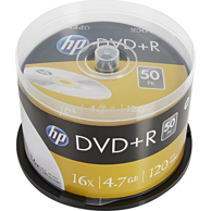 HP Prazni DVD DRE00026 DVD+R, 4,7 GB, 50 kom