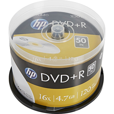 HP Prazni DVD DRE00026 DVD+R, 4,7 GB, 50 kom