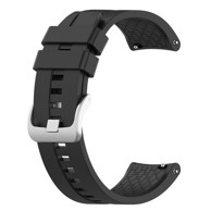 BSTRAP Remen Silicone Cube za Huawei Watch 3 / 3 Pro, crni