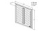 HACO Ventilacijska rešetka NVM, poklopac, 300 × 200 mm, nehrđajući čelik