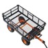 VEVOR Vrtna prikolica za otpad, 1870 x 535 x 520 mm, nosivost 399,2 kg, metalna