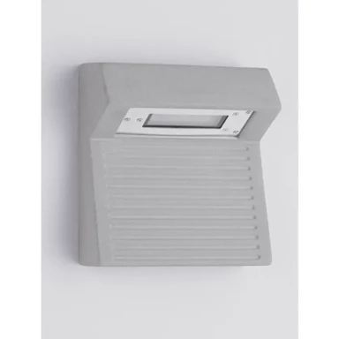 Zidna lampa Moris, LED, 8W, 3000 K, 418 lm, IP65, NL9186703, siva