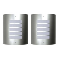 Dvije vodootporne zidne lampe, 60 W, nehrđajući čelik