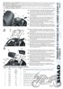SHAD Okvir nosača gornjeg kofera za Piaggio MP3 125, MP3 125 ie, MP3 125 ie hybrid, MP3 250 RL ie, MP3 250 LT ie, MP3 250 RL ie m