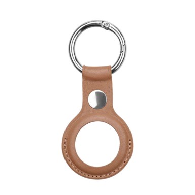 MG Maskica Leather Keychain, za Apple AirTag, smeđa
