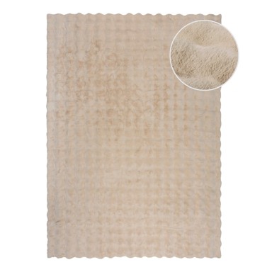 FLAIR RUGS Krem sintetičko krzno 180x290 cm Waffle Faux Fur 