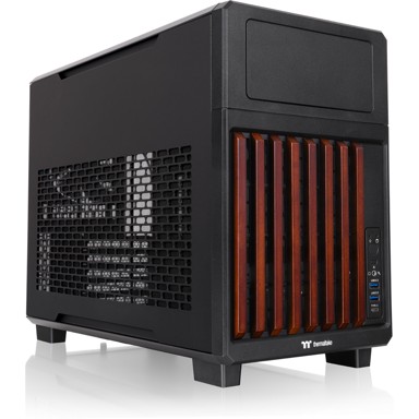 THERMALTAKE Kućište TR200 WS, Mini Tower, mATX, crno smeđe