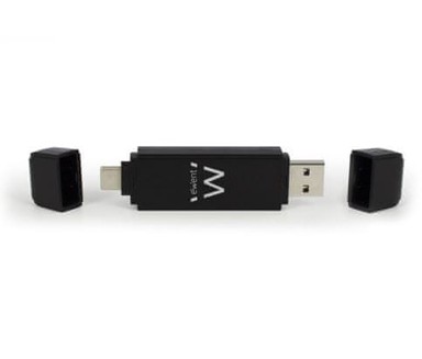 EWENT Čitač kartica, USB 3.0, USB-C i USB-A