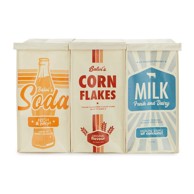 BALVI Plastična kanta za smeće 3 kom za odvojeni otpad 28 l Retro 