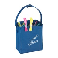 WENKO Plava viseća košara za kvačiće za rublje Peg